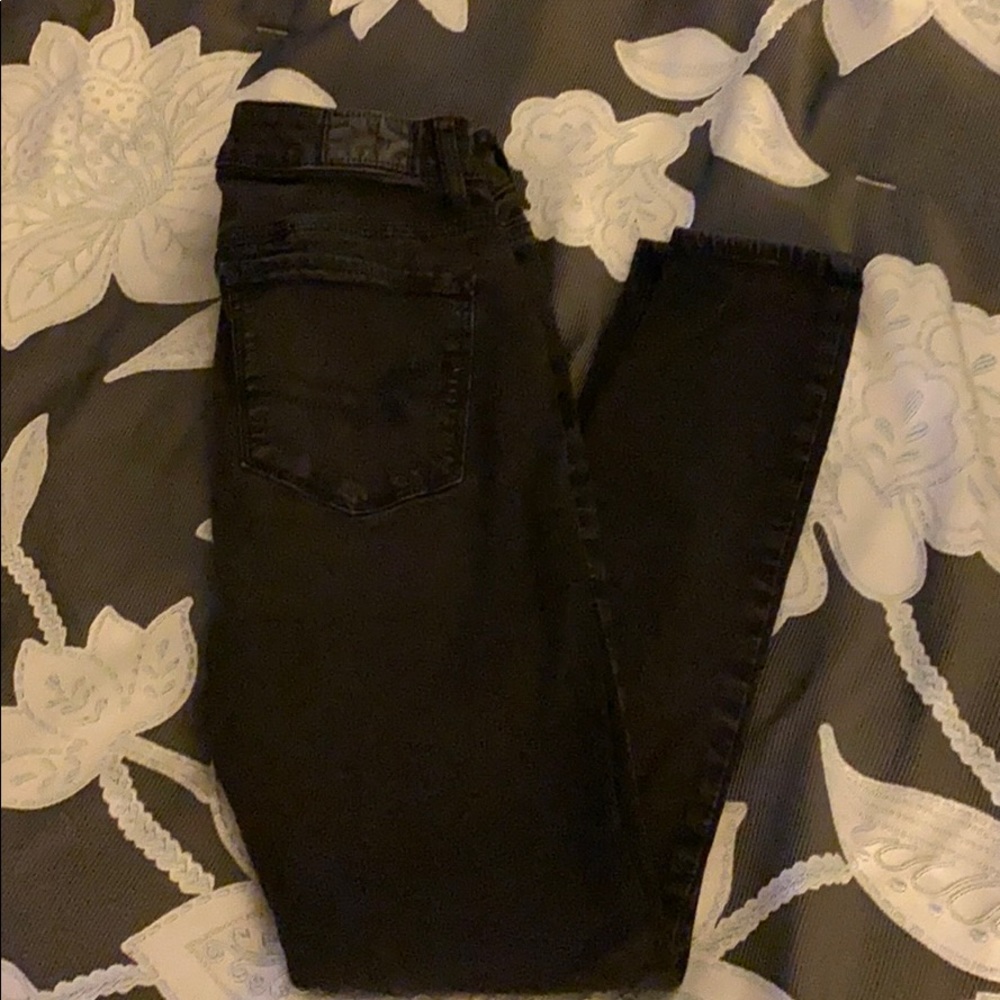 American Eagle Grey skinny jeans